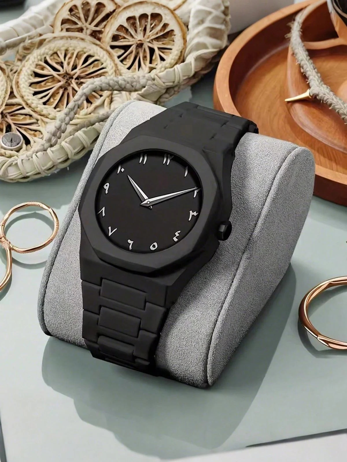 ⌚✨ Black Arabic Aura Watch 😎🌟